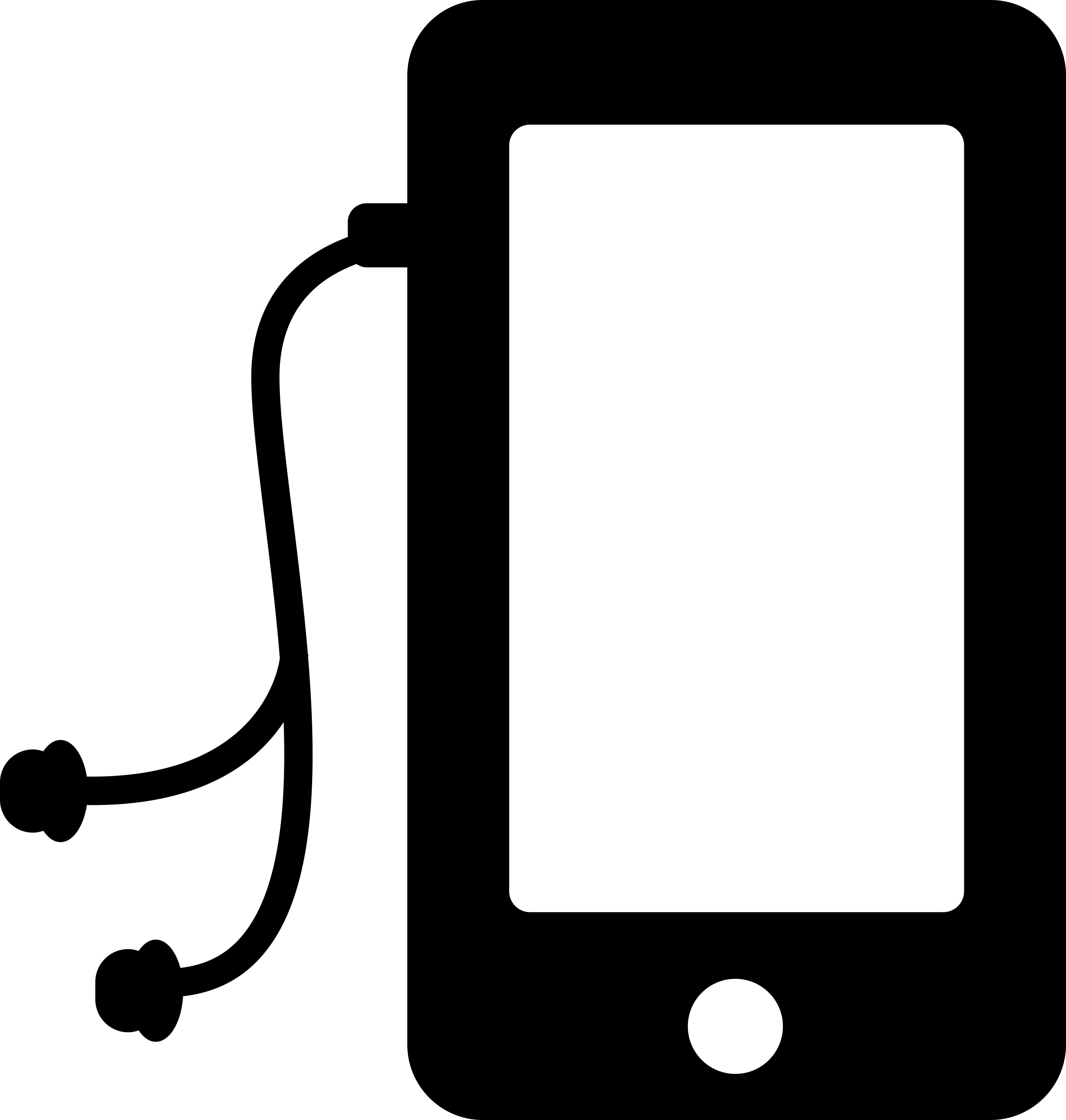 Mobile Phone With Auriculars Cable Stencil Svg Design File Free Vectors